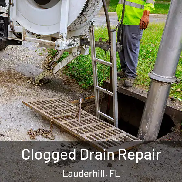  Clogged Drain Repair Lauderhill, FL
