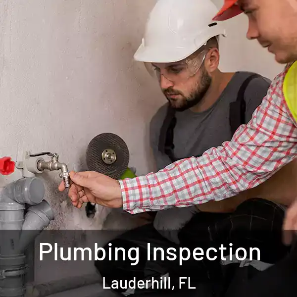  Plumbing Inspection Lauderhill, FL